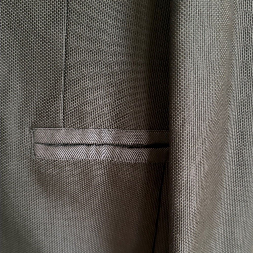 John Varvatos Dark Green Double-Breasted Pea Jacket - Picture 6 of 8
